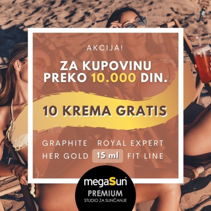 Akcija - Potroši 10.000 i dobijaš 10 krema!